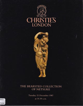 Stock ID #220868 The Bearsted Collection of Netsuke. Tuesday 15 December 1987. CHRISTIE'S AUCTION...