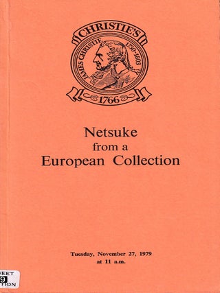 Stock ID #220882 Netsuke from a European Collection. Tuesday November 27, 1979. CHRISTIE'S...