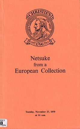 Stock ID #220882 Netsuke from a European Collection. Tuesday November 27, 1979. CHRISTIE'S...