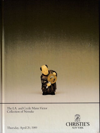 Stock ID #220947 The I.A. and Cecile Mann Victor Collection of Netsuke. Thursday, April 20,...
