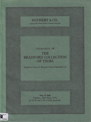 Stock ID #221047 The Bradford Collection of Tsuba. Tuesday, 20 May, 1975. SOTHEBY'S AUCTION...