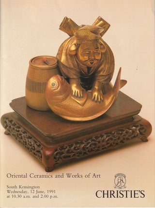 Stock ID #221049 Oriental Ceramics and Works of Art. Wednesday, 12 June, 1991. CHRISTIE'S...