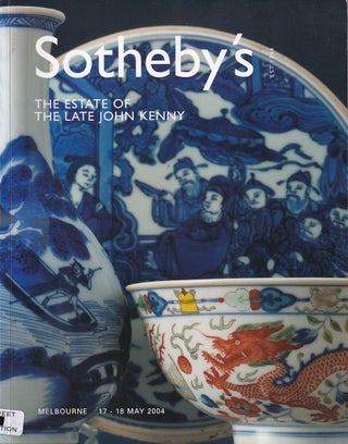 Stock ID #221174 The Estate of the Late John Kenny. Melbourne 17-18 May 2004. SOTHEBY'S AUCTION...