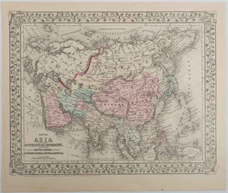 Stock ID #221209 Map of Asia Showing its Gt. Political Divisions and also the Various Routes of...