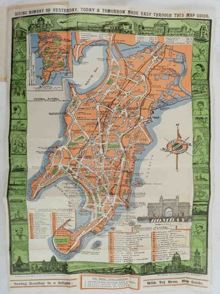 Stock ID #221251 Seeing Bombay of Yesterday, Today and Tomorrow Made Easy Through This Map Guide....