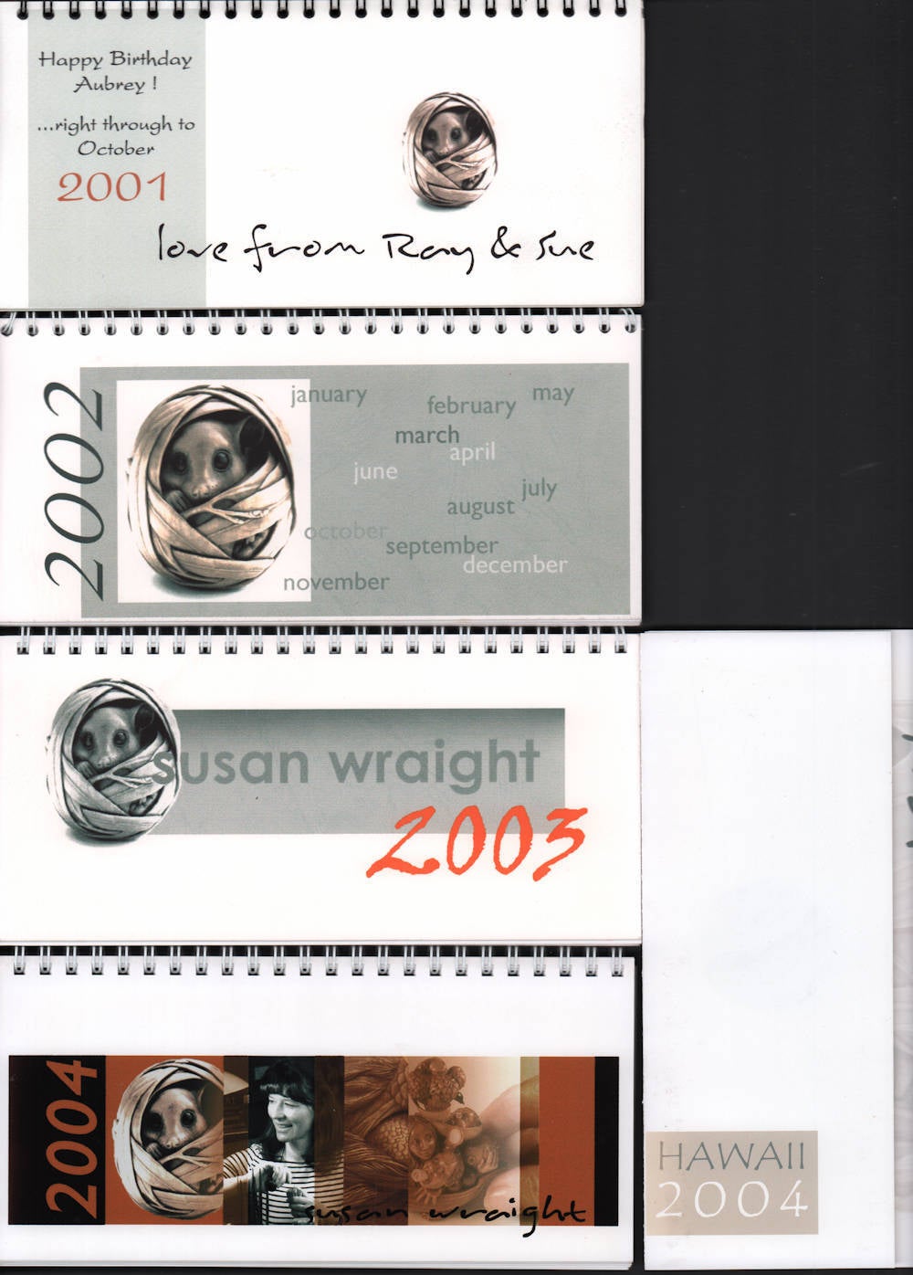 Fourteen Netsuke Artist Susan Wraight Calendars | SUSAN WRAIGHT