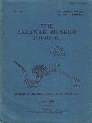 Stock ID #221501 The Sarawak Museum Journal Vol. VIII, No. 11. TOM HARRISSON