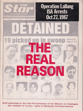 Stock ID #222508 The Real Reason. Brief Submitted to the Inter-Parliamentary Union Mission to...