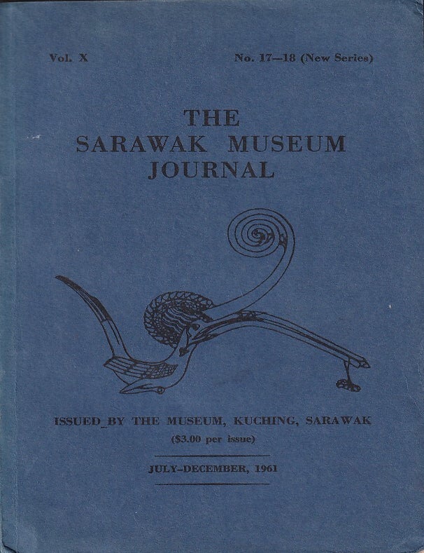 Stock ID #222563 The Sarawak Museum Journal. Vol. X. TOM HARRISSON.
