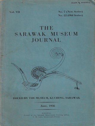 Stock ID #222582 The Sarawak Museum Journal. Vol. VII. TOM HARRISSON