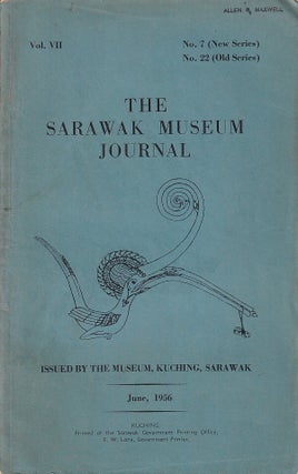 Stock ID #222582 The Sarawak Museum Journal. Vol. VII. TOM HARRISSON