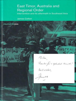 Stock ID #222781 East Timor, Australia and Regional Order. Intervention and its Aftermarth in...