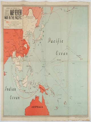 Stock ID #222858 ABCA Map Review. War in the Pacific. Middle East Edition, No. 6. PACIFIC THEATRE...