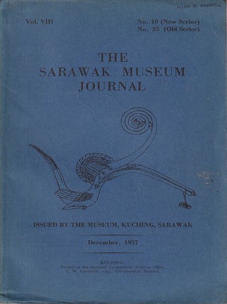 Stock ID #222985 The Sarawak Museum Journal. Vol. VIII. No. 10 (New Series). No. 25 (Old Series)....
