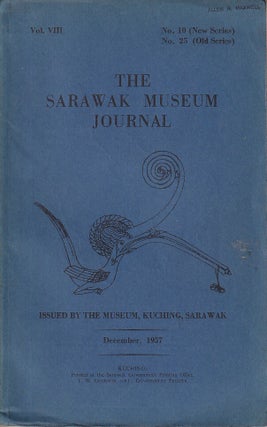 Stock ID #222985 The Sarawak Museum Journal. Vol. VIII. No. 10 (New Series). No. 25 (Old Series)....