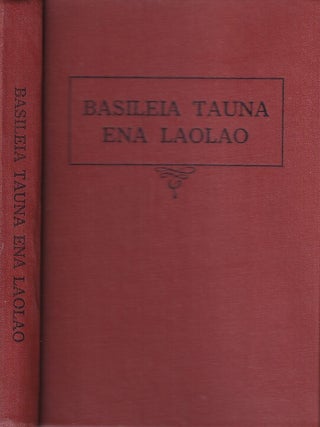 Stock ID #223056 Basileia Tauna Ena Laolao. A Translation into the Motu Language of John Bunyan's...