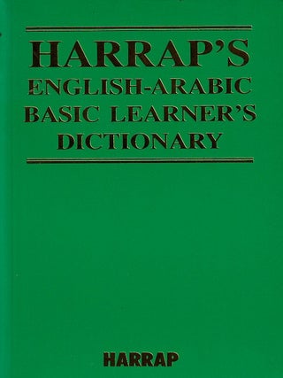 Stock ID #223082 Harrap's English-Arabic Basic Learner's Dictionary. P. H. COLLIN