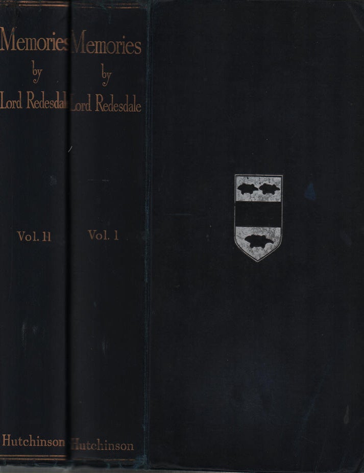 Stock ID #223139 Memories. Two Volumes. ALGERNON BERTRAM FREEMAN-MITFORD, LORD REDESDALE.