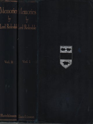 Stock ID #223139 Memories. Two Volumes. ALGERNON BERTRAM FREEMAN-MITFORD, LORD REDESDALE