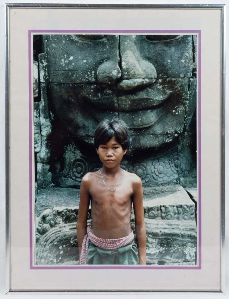 Stock ID #223203 Bayon, Siem Reap. ANGKOR - TEMPLE SCULPTURE.