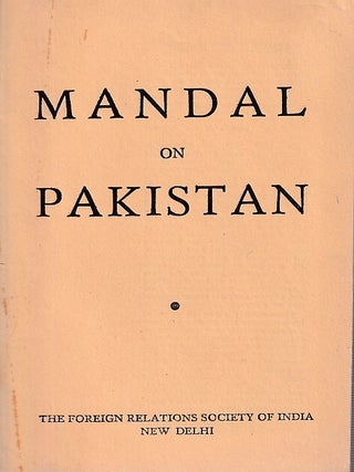 Stock ID #223260 Mandal on Pakistan. JOGENDRA NATH MANDAL