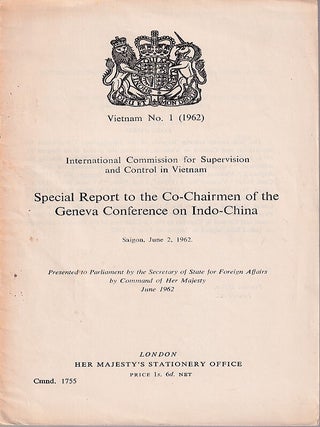 Stock ID #223331 International Commission for Supervision and Control in Vietnam. Special Report...