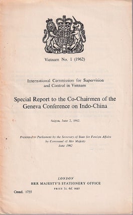 Stock ID #223331 International Commission for Supervision and Control in Vietnam. Special Report...
