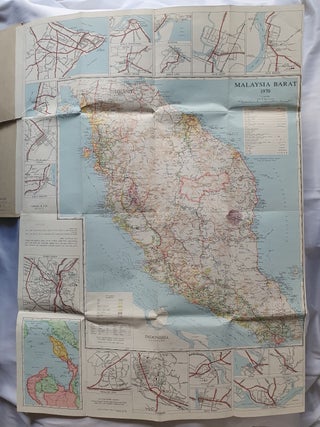 Peta Jalan Malaysia Barat. [West Malaysia Road Map].