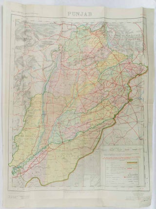 Stock ID #223513 Map of Punjab. SURVEYOR GENERAL OF PAKISTAN