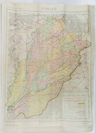 Stock ID #223513 Map of Punjab. SURVEYOR GENERAL OF PAKISTAN