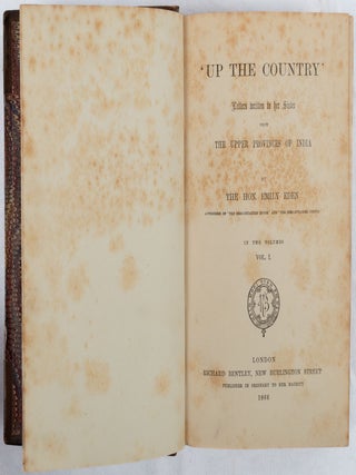 'Up the Country' Letters Written to Her Sister from the Upper Provinces of India.