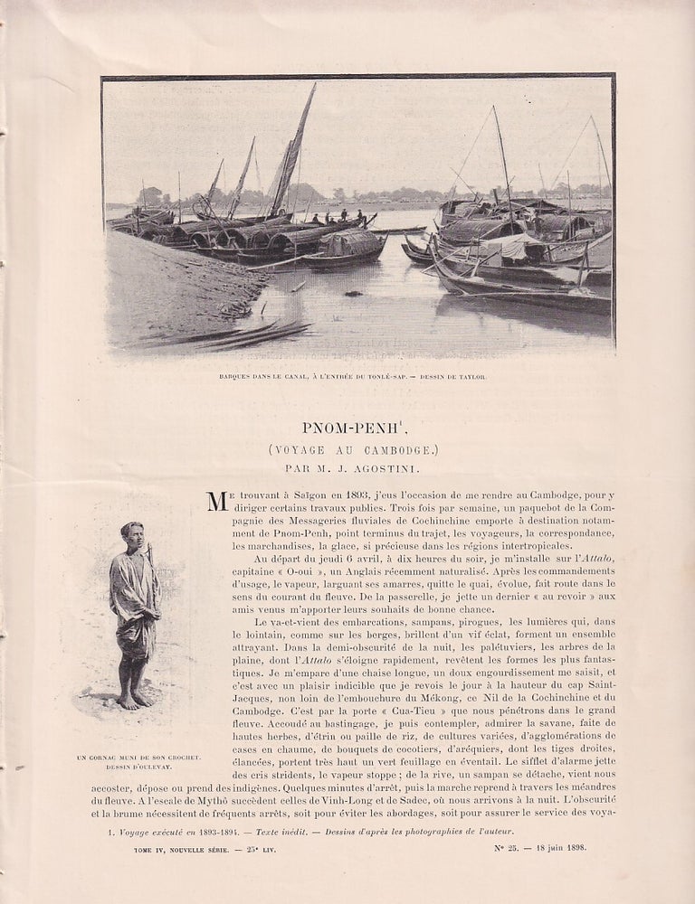 Stock ID #223550 Pnom-Penh. (Voyage au Cambodge). M. J AGOSTINI.