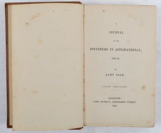 A Journal of the Disasters in Afghanistan 1841-2.