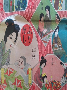 婦人生ひ立ち双六. [Fujin oitachi sugoroku]. [Sugoroku Game - A Woman's Life].