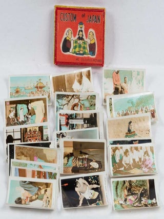 Custom [sic] of Japan. BOX OF SOUVENIR PHOTOGRAPHS OF.