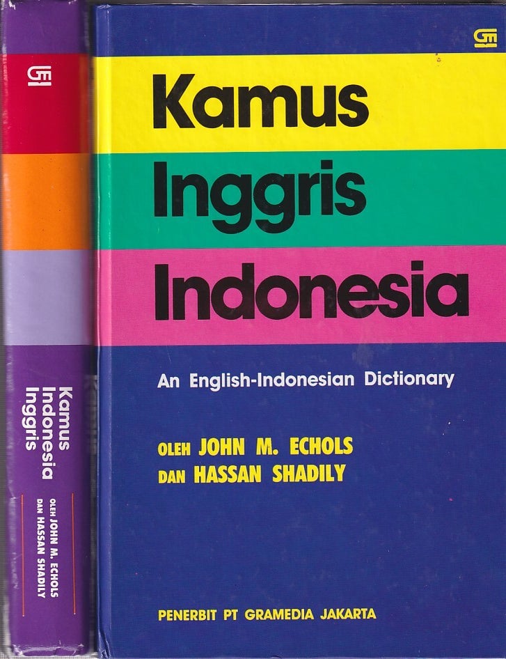 Stock ID #224701 Kamus Inggris Indonesia. An English-Indonesian Dictionary. JOHN M. AND HASSAN SHADILY ECHOLS.