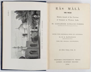 Ras Mala. Hindoo Annals of the Province of Goozerat in Western India.