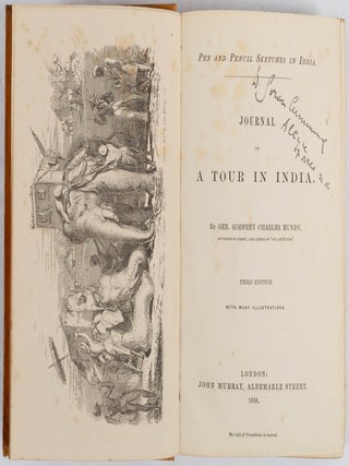 Journal of a Tour in India.