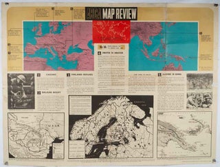 Stock ID #224806 ABCA Map Review. War No. 36. ARMY BUREAU OF CURRENT AFFAIRS, COMPILER