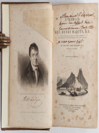 Stock ID #224808 A Memoir of the Rev. Henry Martyn. JOHN SARGENT