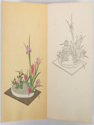 水盤生花指導書. 壱. [Suiban ikebana shidosho. Ichi]. [Guide to Arranging Flowers in a Water Dish. Part I].