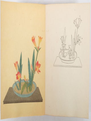 水盤生花指導書. 壱. [Suiban ikebana shidosho. Ichi]. [Guide to Arranging Flowers in a Water Dish. Part I].