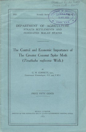Stock ID #29209 The Control and Economic Importance of The Greater Coconut Spike Moth (Tirathaba...