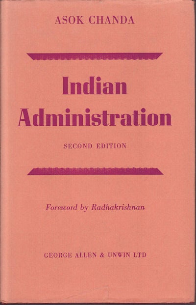 Stock ID #3058 Indian Administration. ASOK CHANDA.
