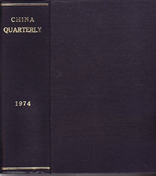 Stock ID #3240 China Quarterly. An international journal for the study of China. CHINA QUARTERLY