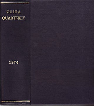 Stock ID #3240 China Quarterly. An international journal for the study of China. CHINA QUARTERLY