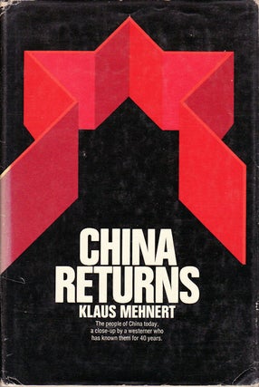 Stock ID #36332 China Returns. KLAUS MEHNERT