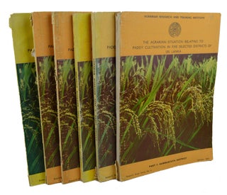 Stock ID #36929 The Agrarian Situation Relating to Paddy Cultivation in Five Selected Districts...