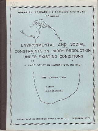 Stock ID #36931 Environmental and Social Constraints on Paddy Production under Existing...