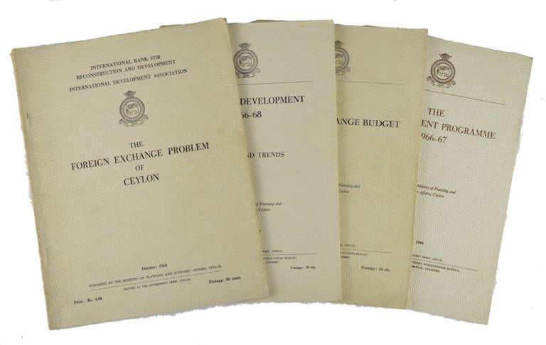 Stock ID #37148 The Foreign Exchange Problem of Ceylon together with other reports. CEYLON -ECONOMICS.